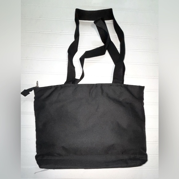 Pretty Baby Black Diaper Bag 12 x 11.5 x 4 With 22x12.5 Changing Pad New woTags - Picture 2 of 7